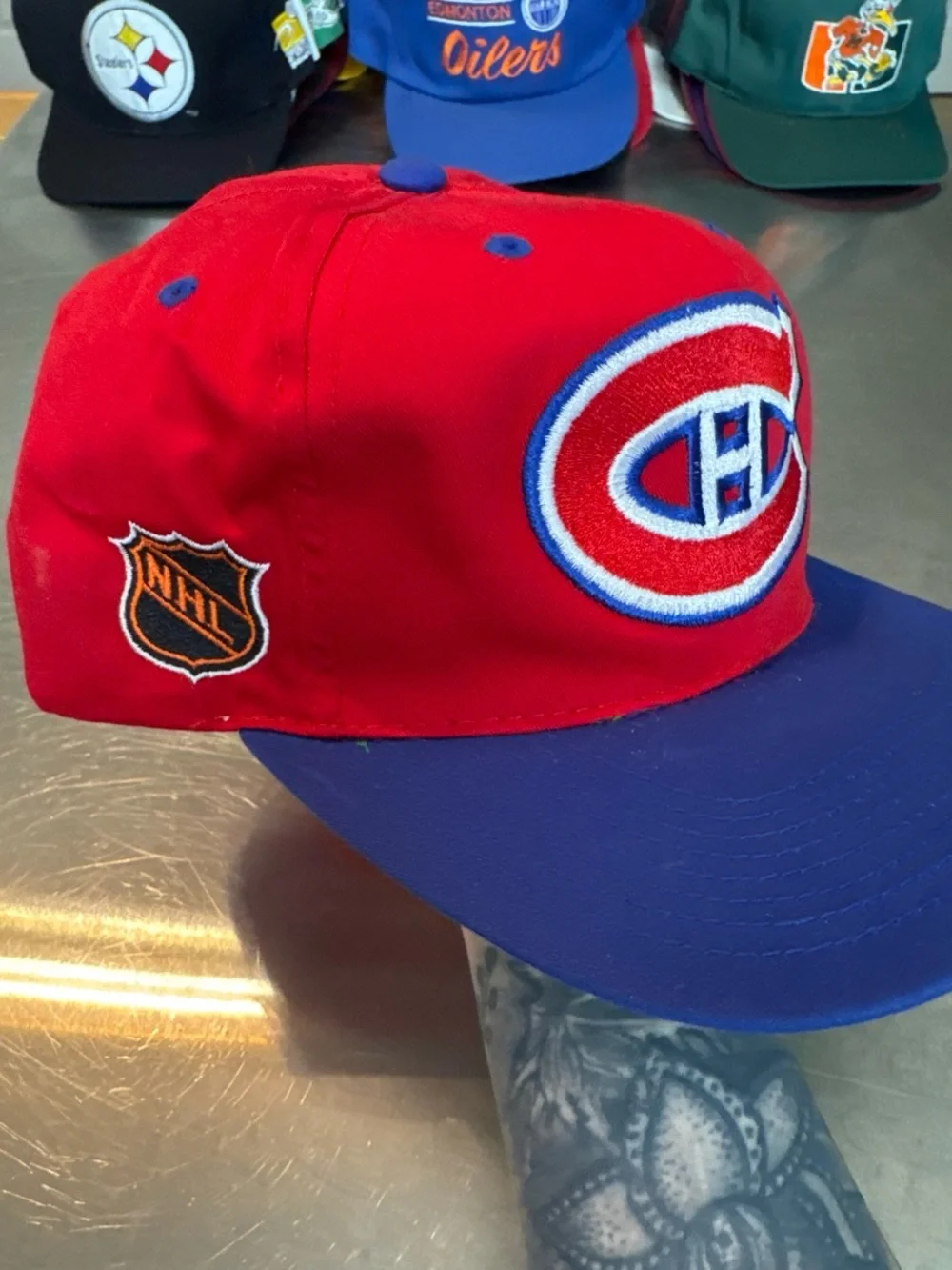 vintage 1990s Montreal Canadiens snapback hat